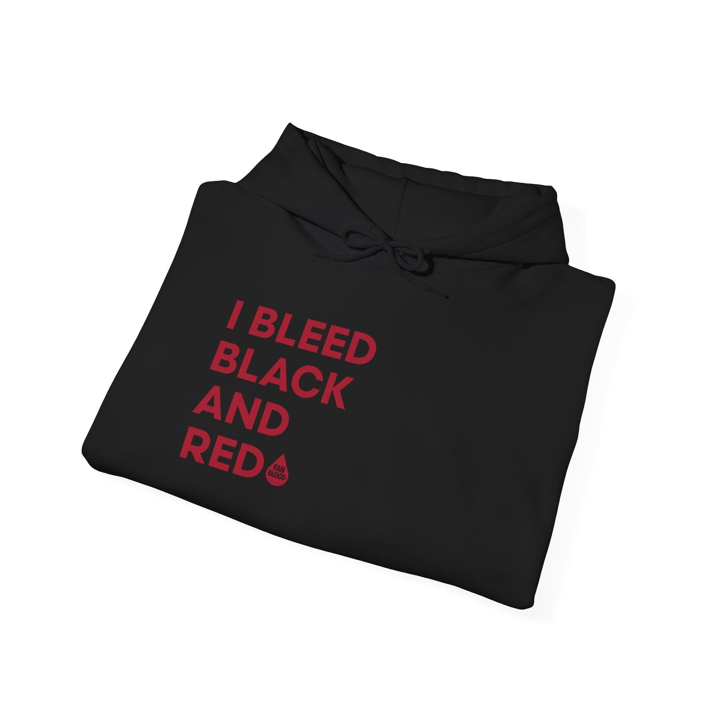 I Bleed Black & Red Hoodie