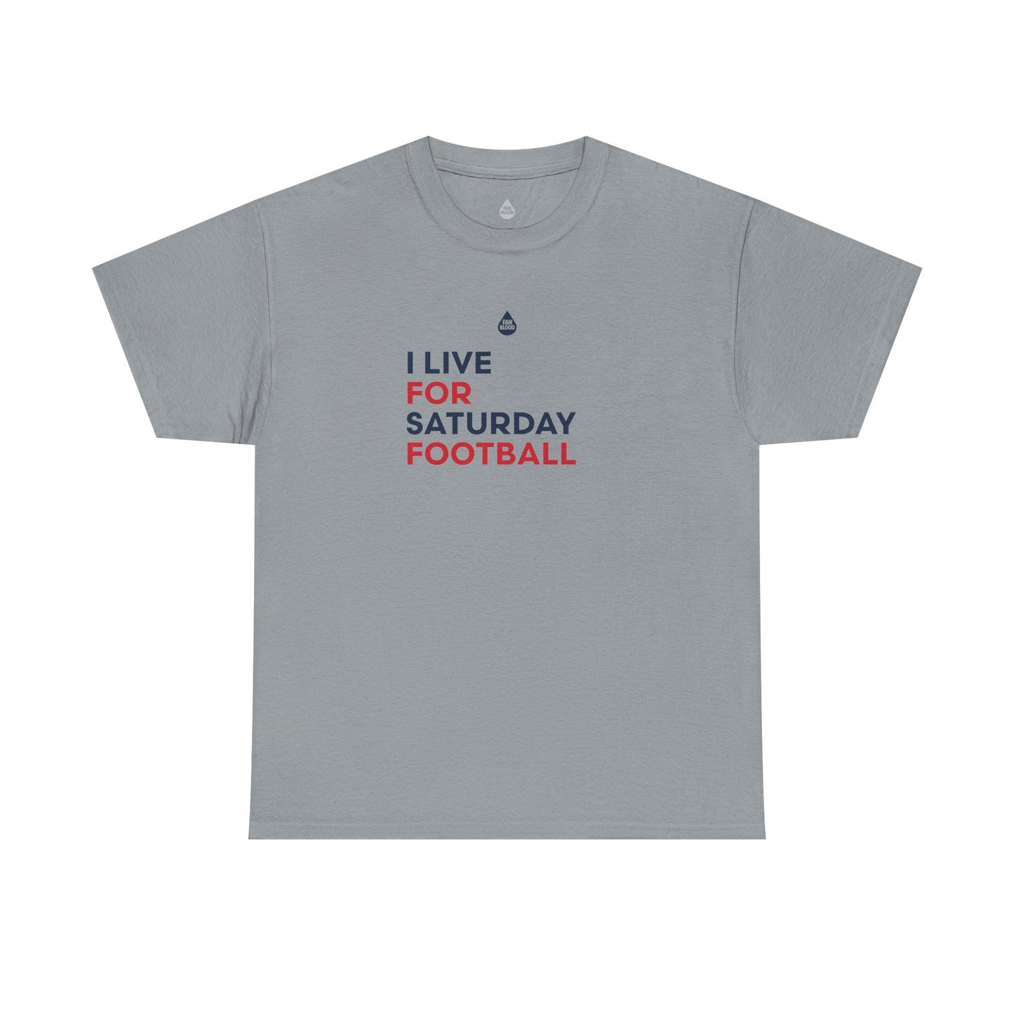 Crimson & Navy Saturday Football T-Shirt