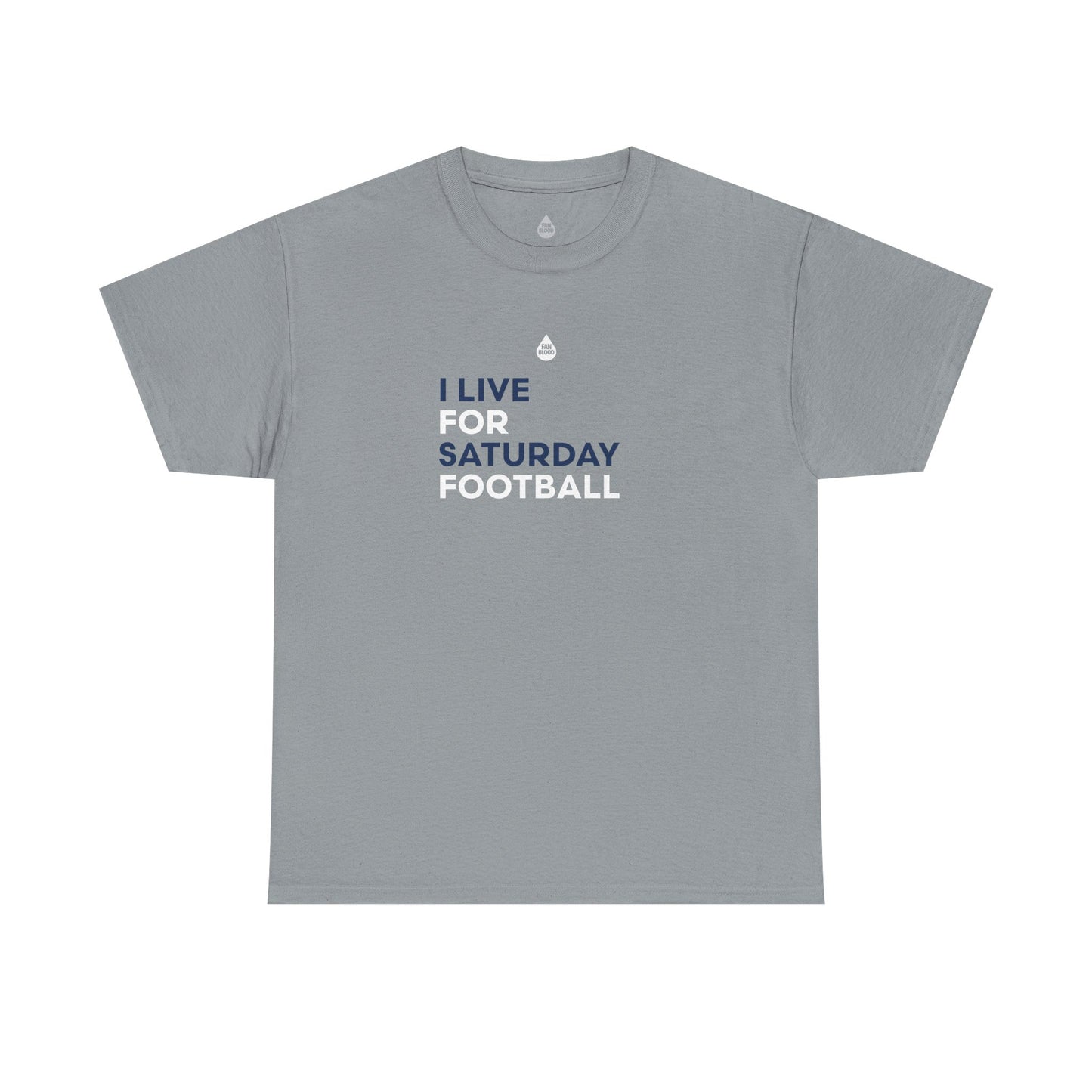 Navy & White Saturday Football T-Shirt