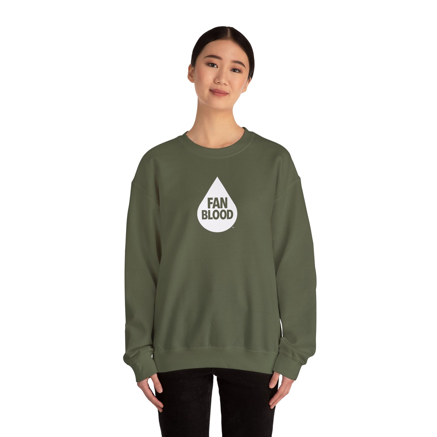FB White Droplet Sweatshirt