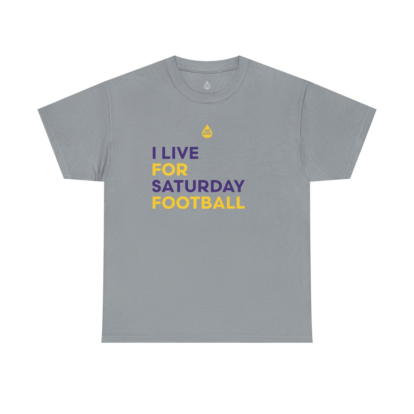 Purple & Gold Saturday Football T-Shirt