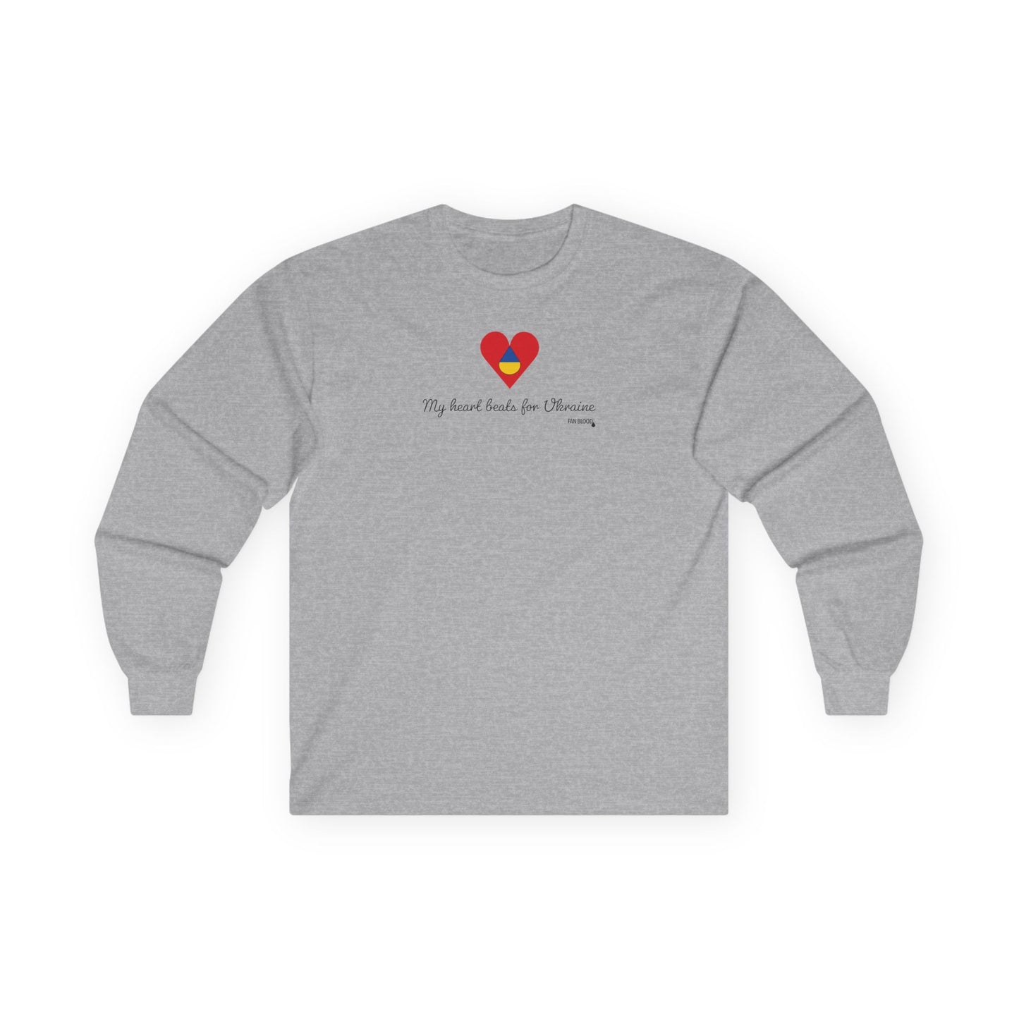 Ukraine Heart Beats Long Sleeve T