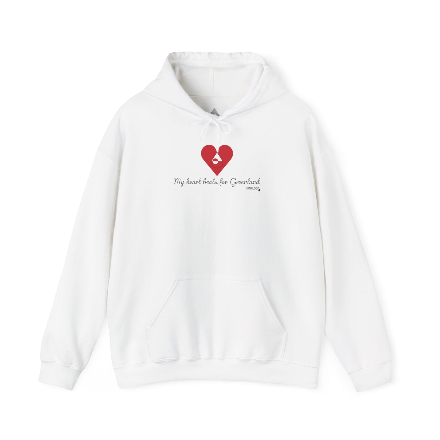 Greenland Heart Beats Hoodie