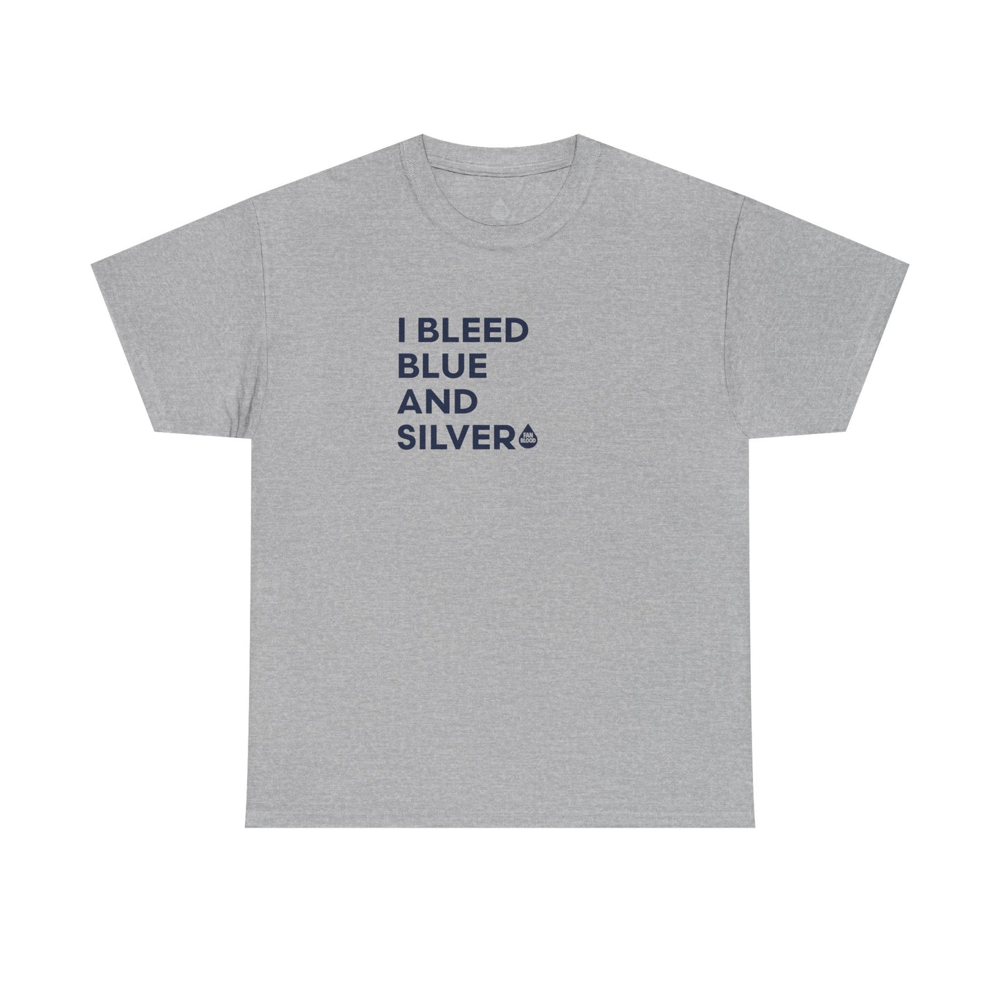 I Bleed Blue & Silver T-Shirt