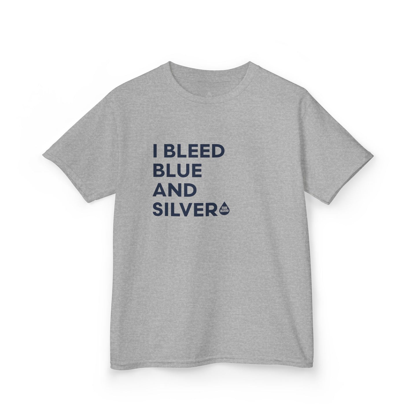 I Bleed Blue & Silver Kid's T