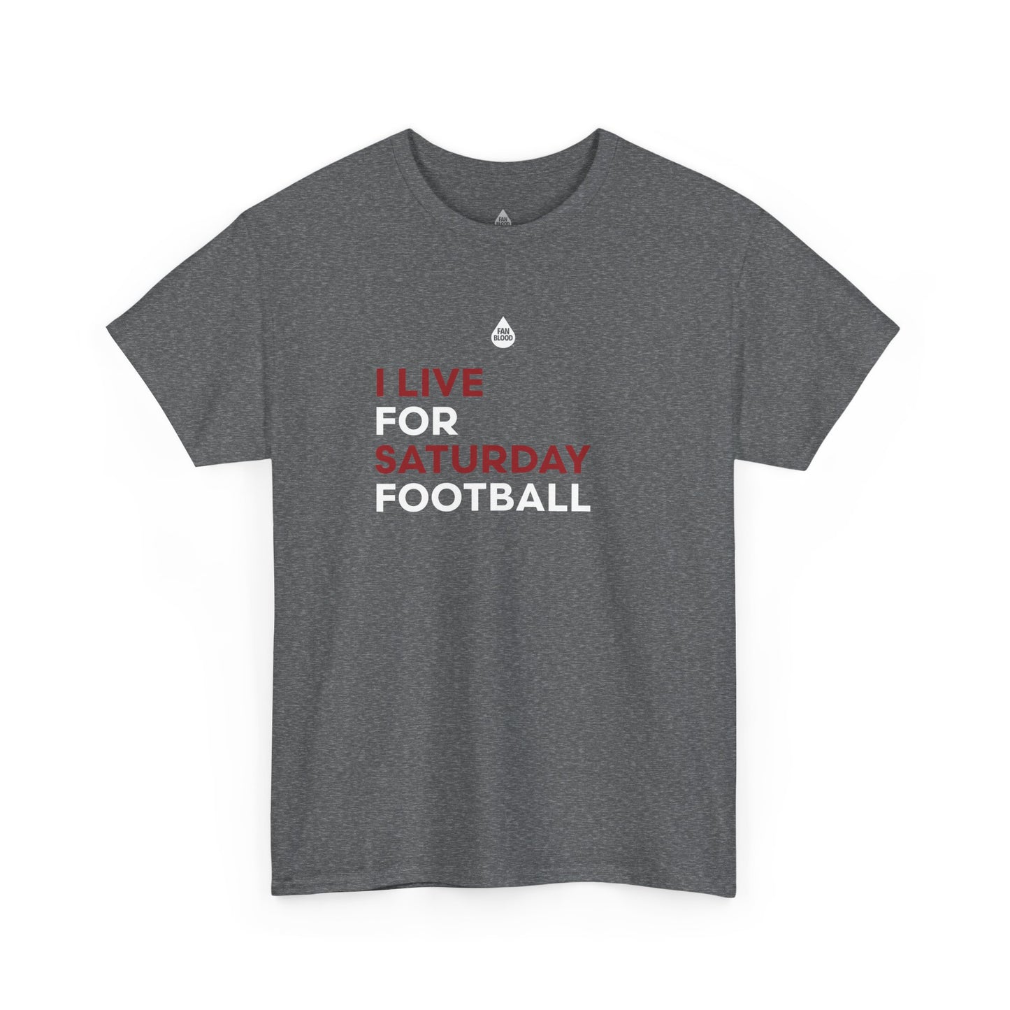 Crimson & Cream Saturday Football T-Shirt