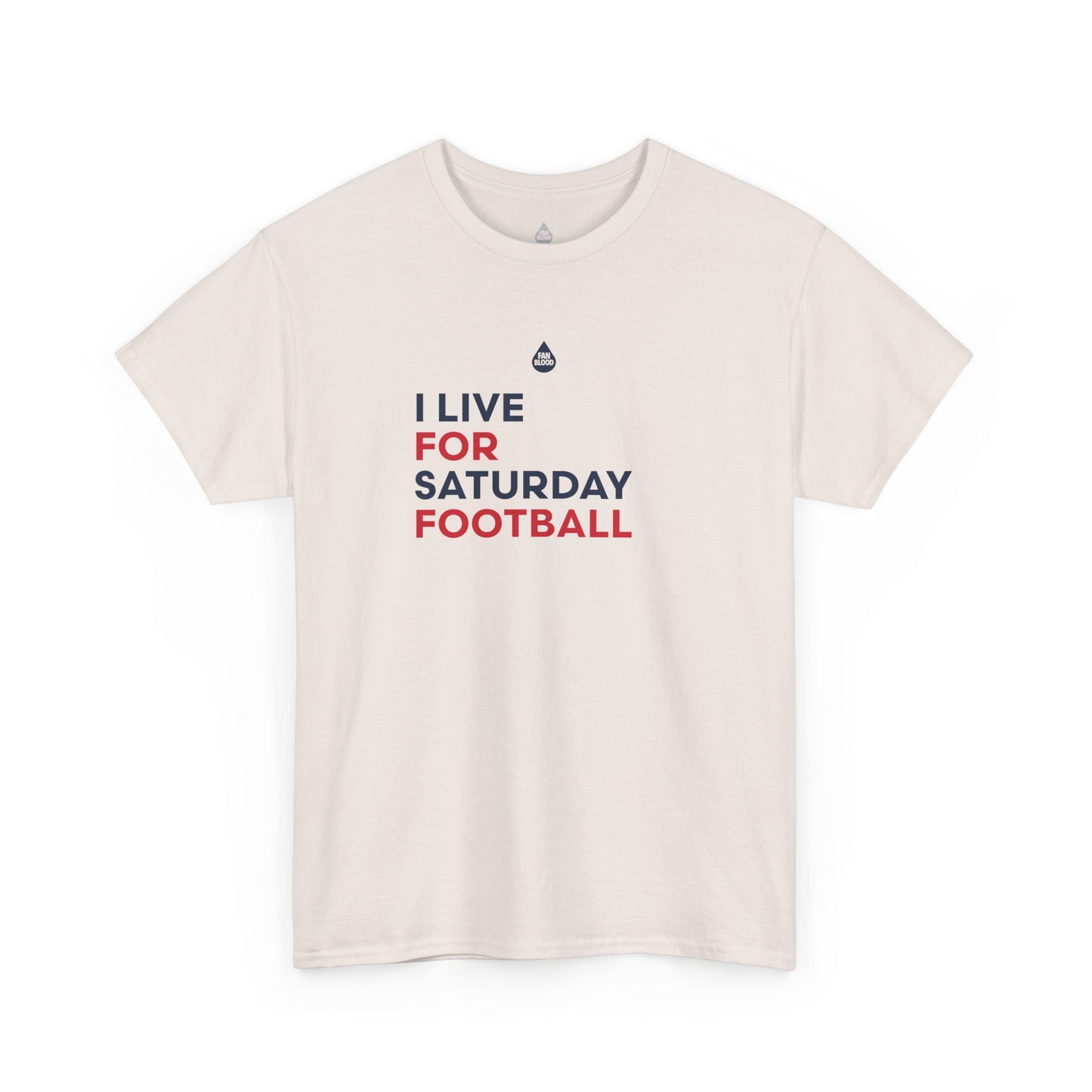 Crimson & Navy Saturday Football T-Shirt