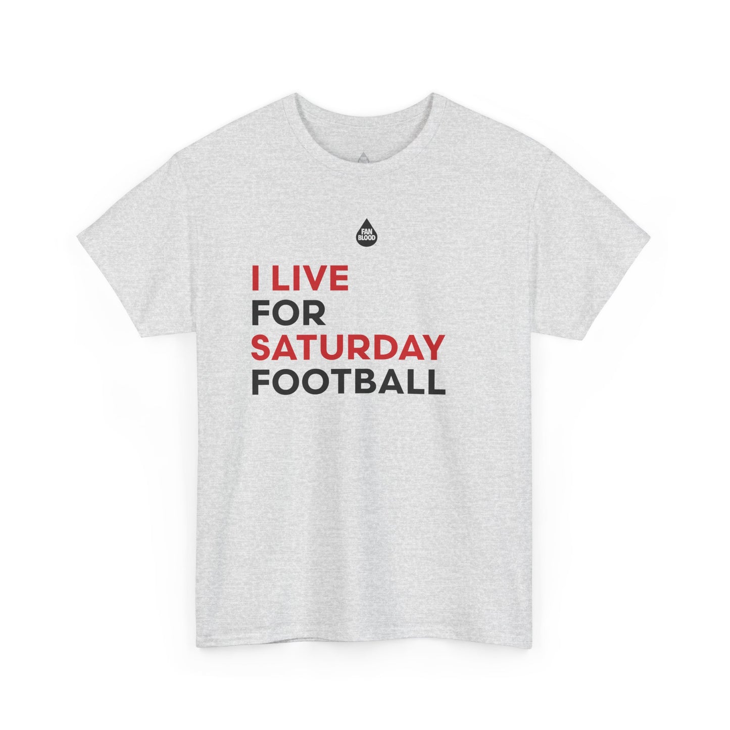 Red & Black Saturday Football T-Shirt
