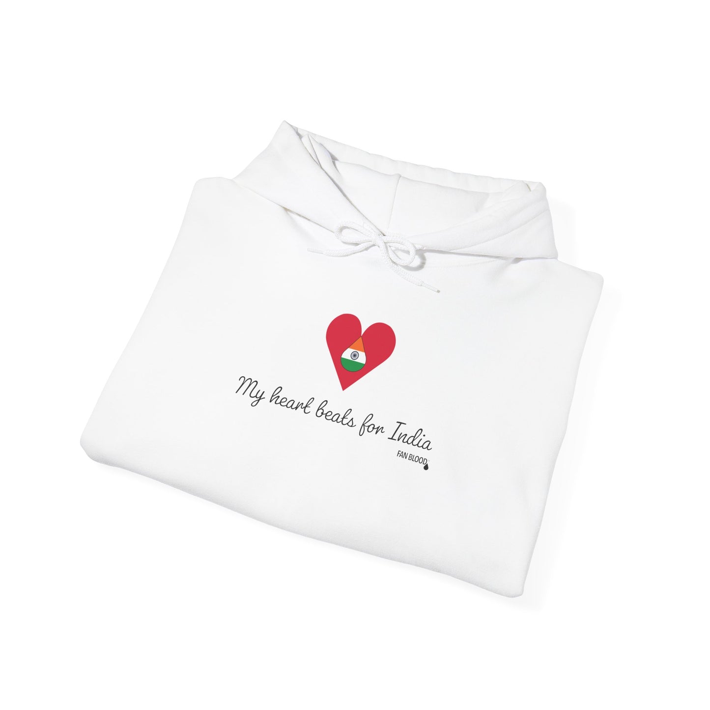 India Heart Beats Hoodie