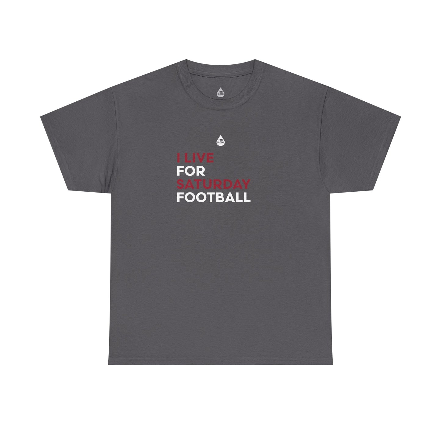 Cardinal & White Saturday Football T-Shirt