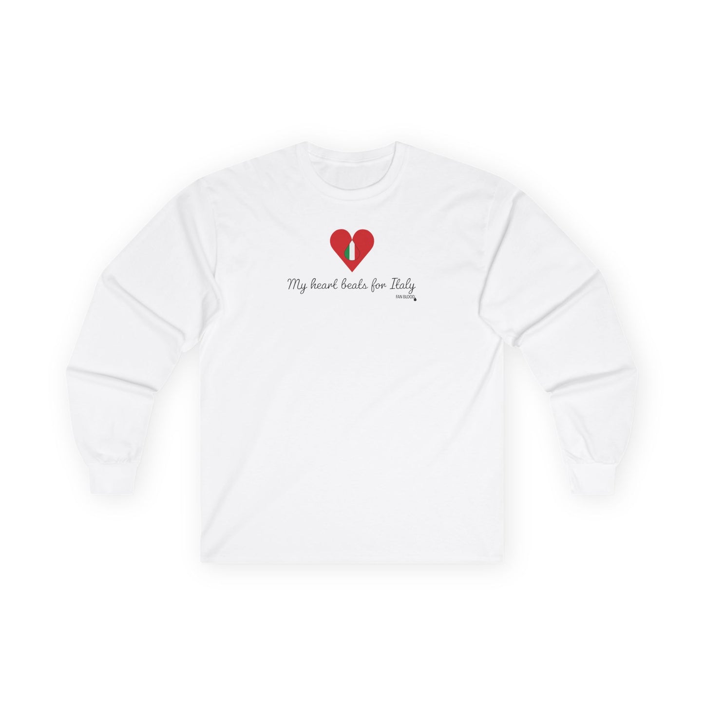 Italy Heart Beats Long Sleeve T