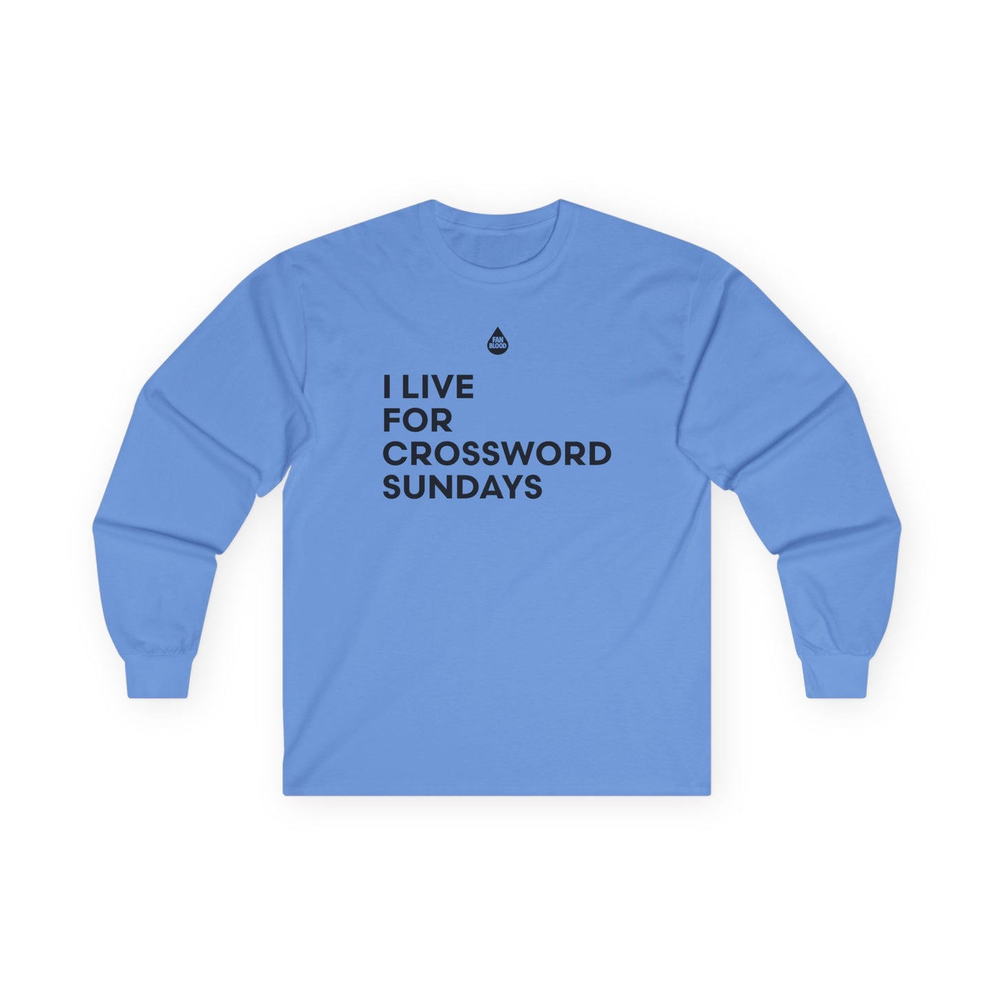 Live For Crossword Sundays Long Sleeve T