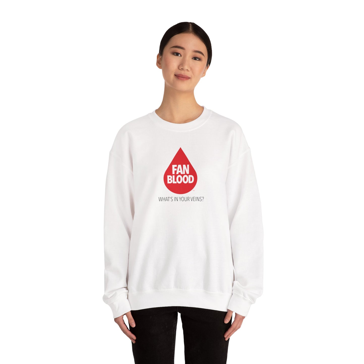 FB Red Droplet Veins Sweatshirt