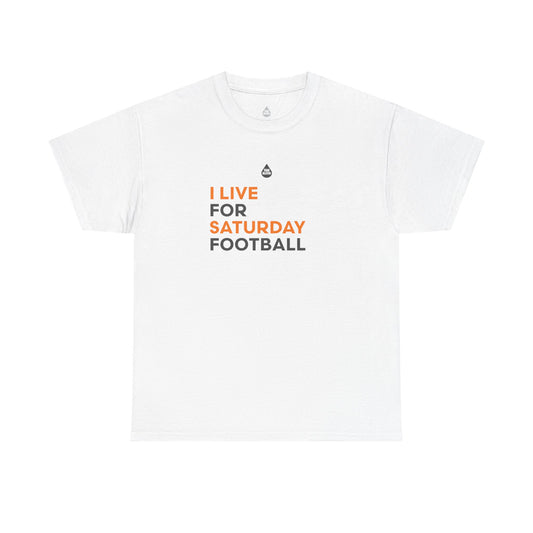 Orange & Gray Saturday Football T-Shirt