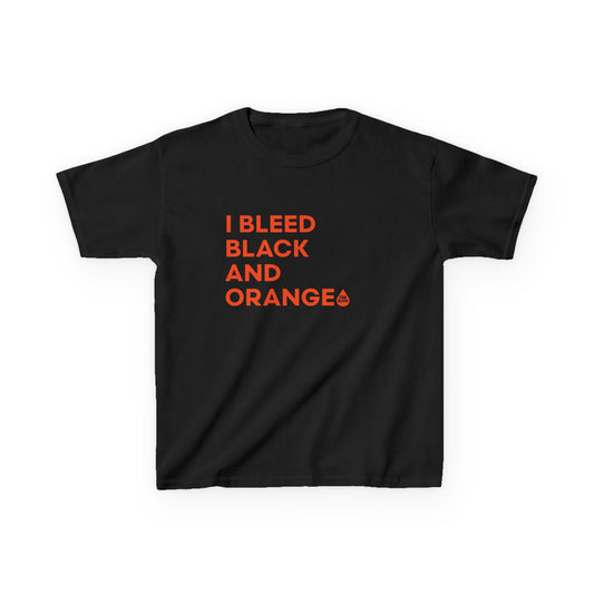 I Bleed Black & Orange Kid's T