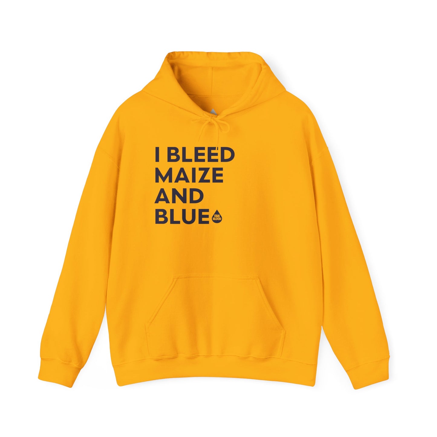 I Bleed Maize & Blue Hoodie