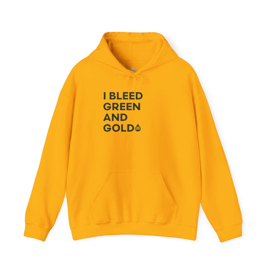I Bleed Green & Gold Hoodie
