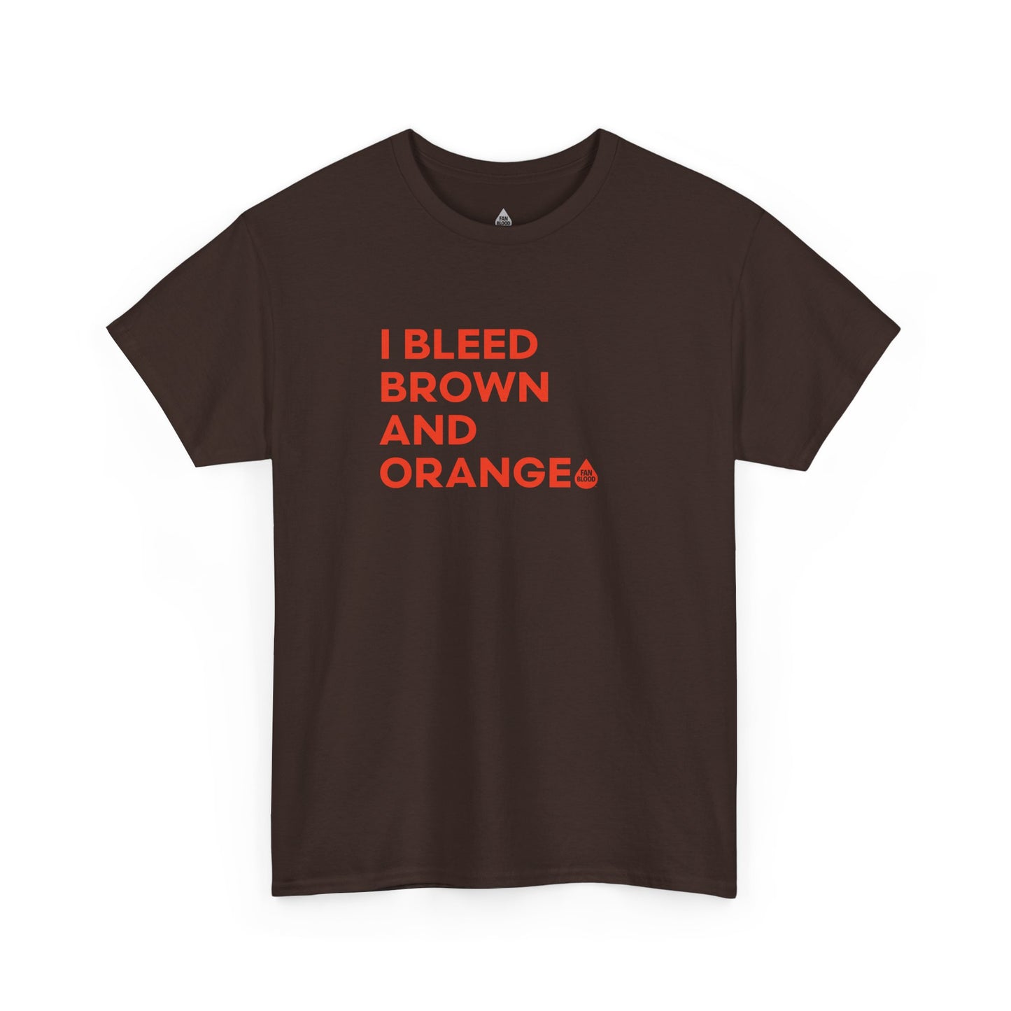 I Bleed Brown & Orange T