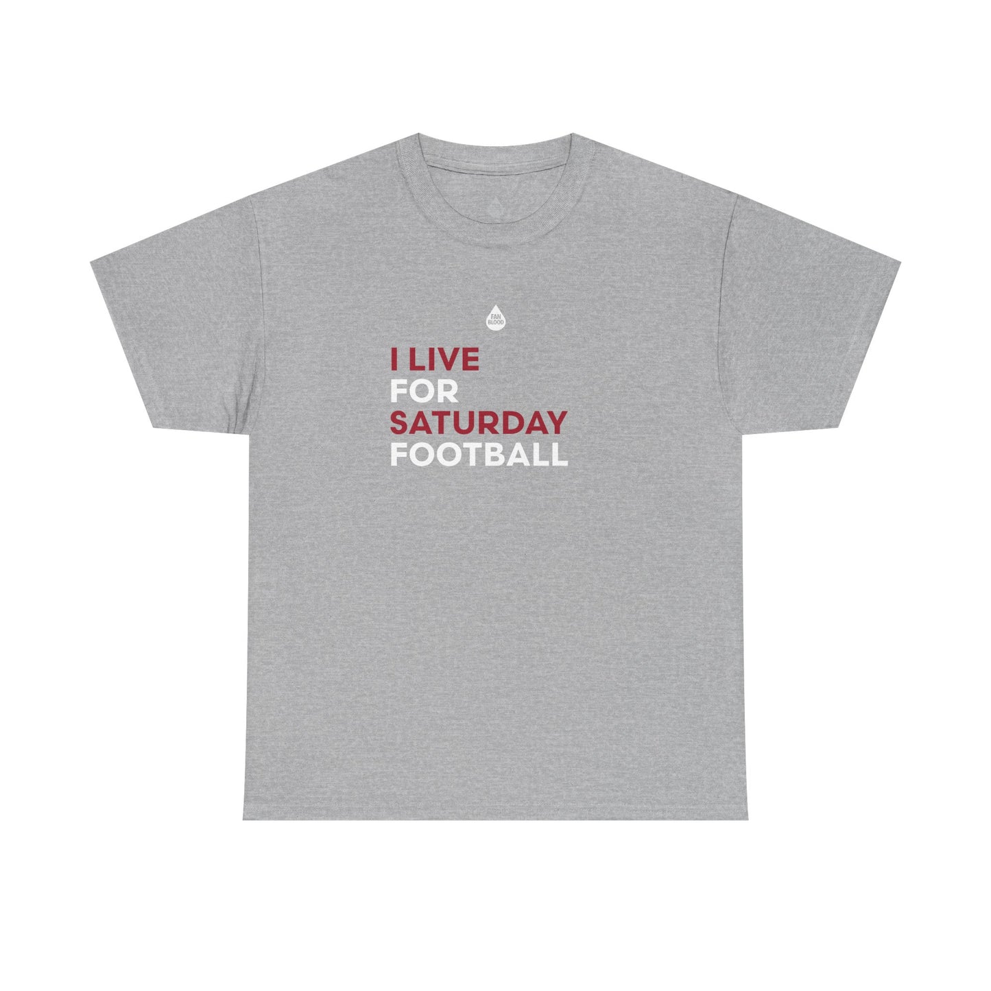 Crimson & White Saturday Football T-Shirt