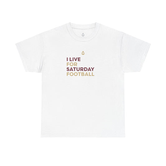 Garnet & Gold Saturday Football T-Shirt