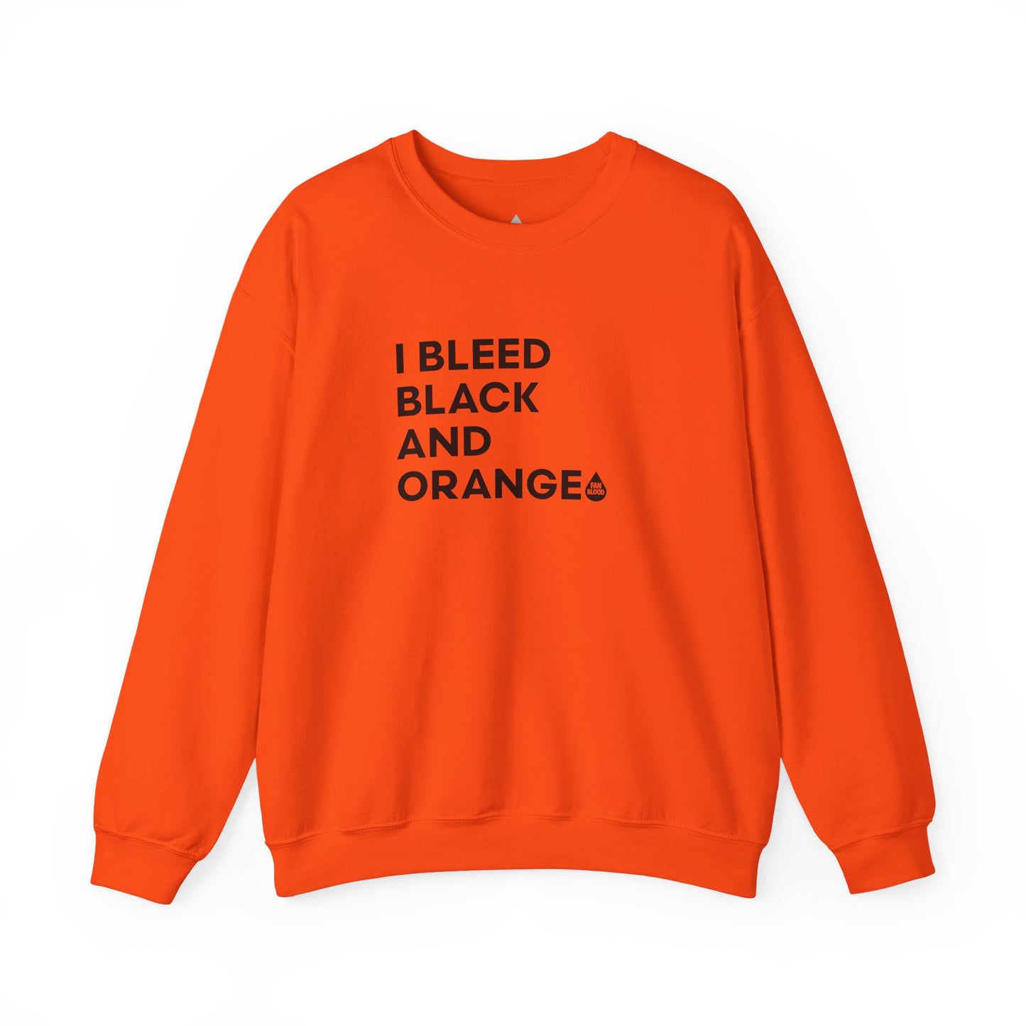 I Bleed Black & Orange Sweatshirt