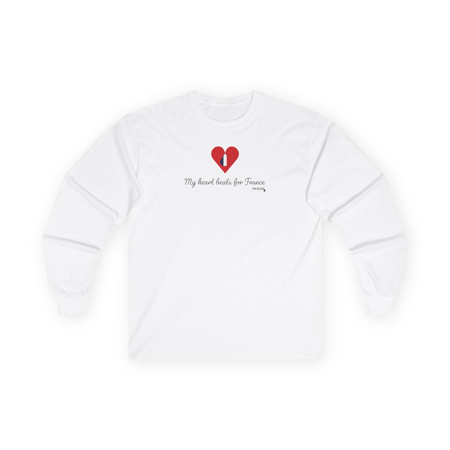France Heart Beats Long Sleeve T