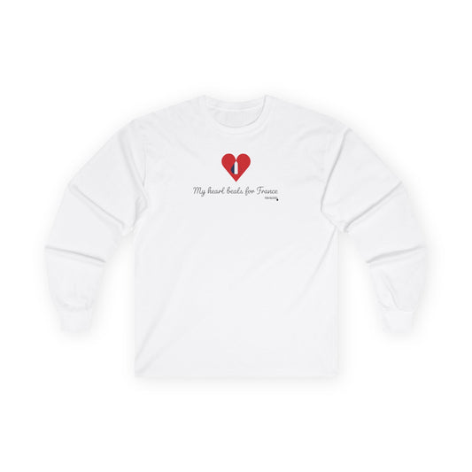 France Heart Beats Long Sleeve T