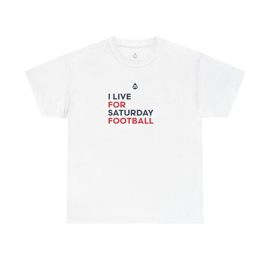 Crimson & Navy Saturday Football T-Shirt