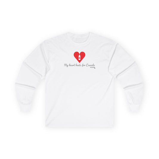 Canada Heart Beats Long Sleeve T