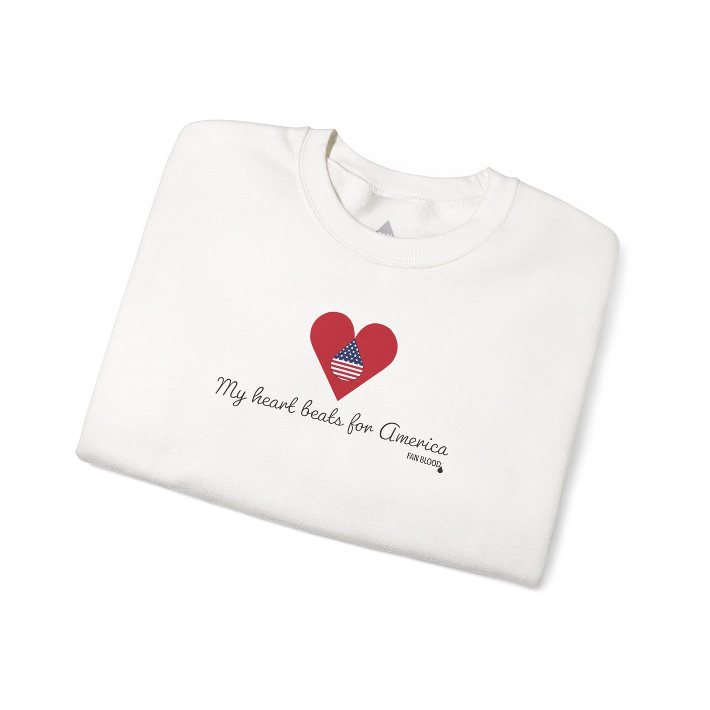 USA Heart Beats Sweatshirt