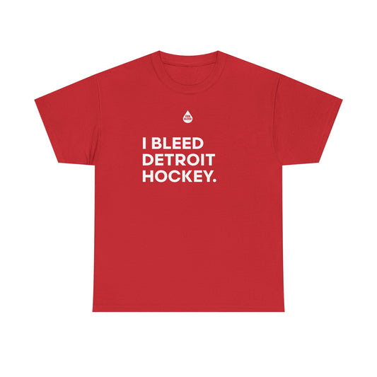 I Bleed Detroit Hockey T-Shirt
