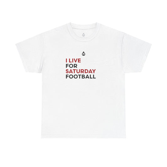 Cardinal & Black Saturday Football T-Shirt