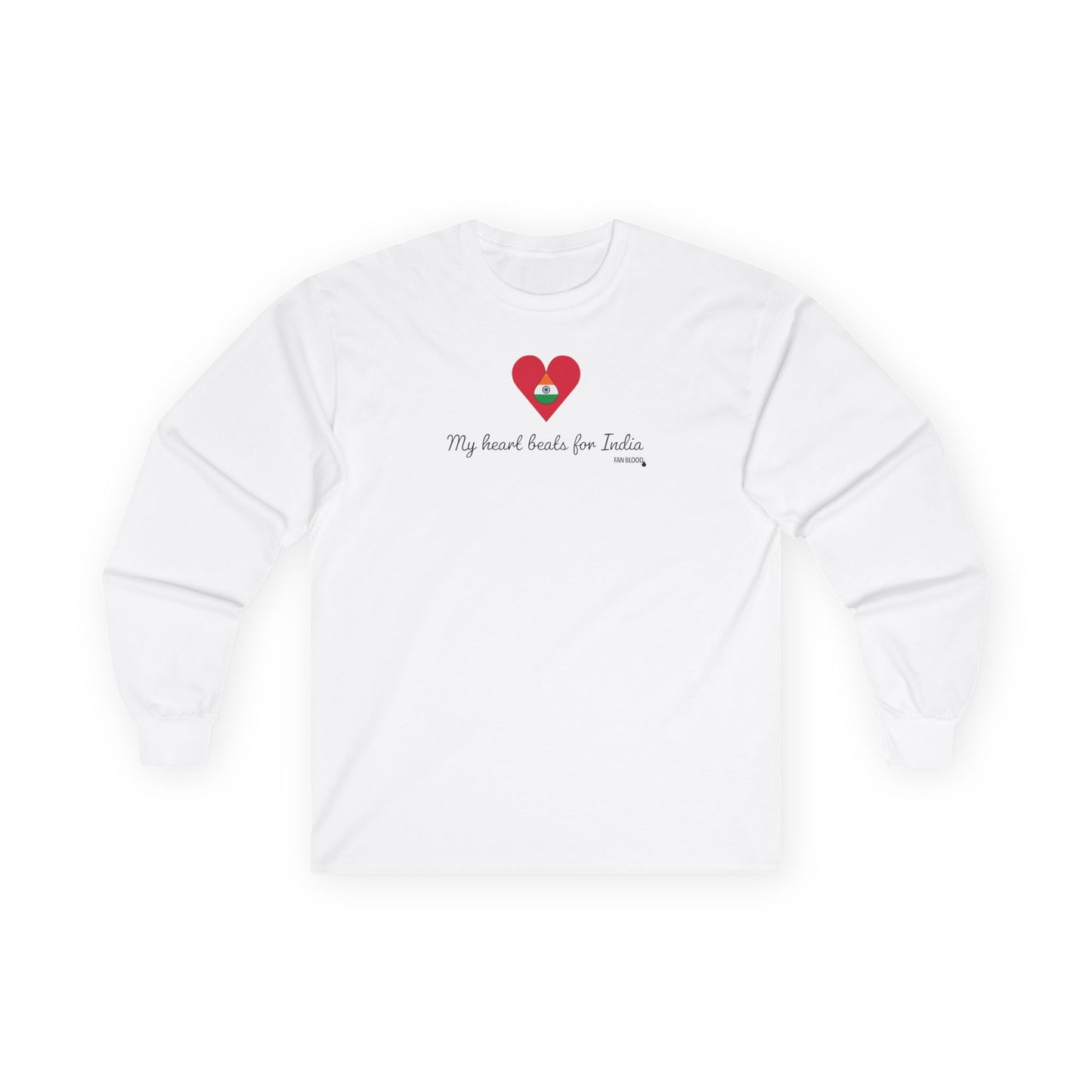 India Heart Beats Long Sleeve T