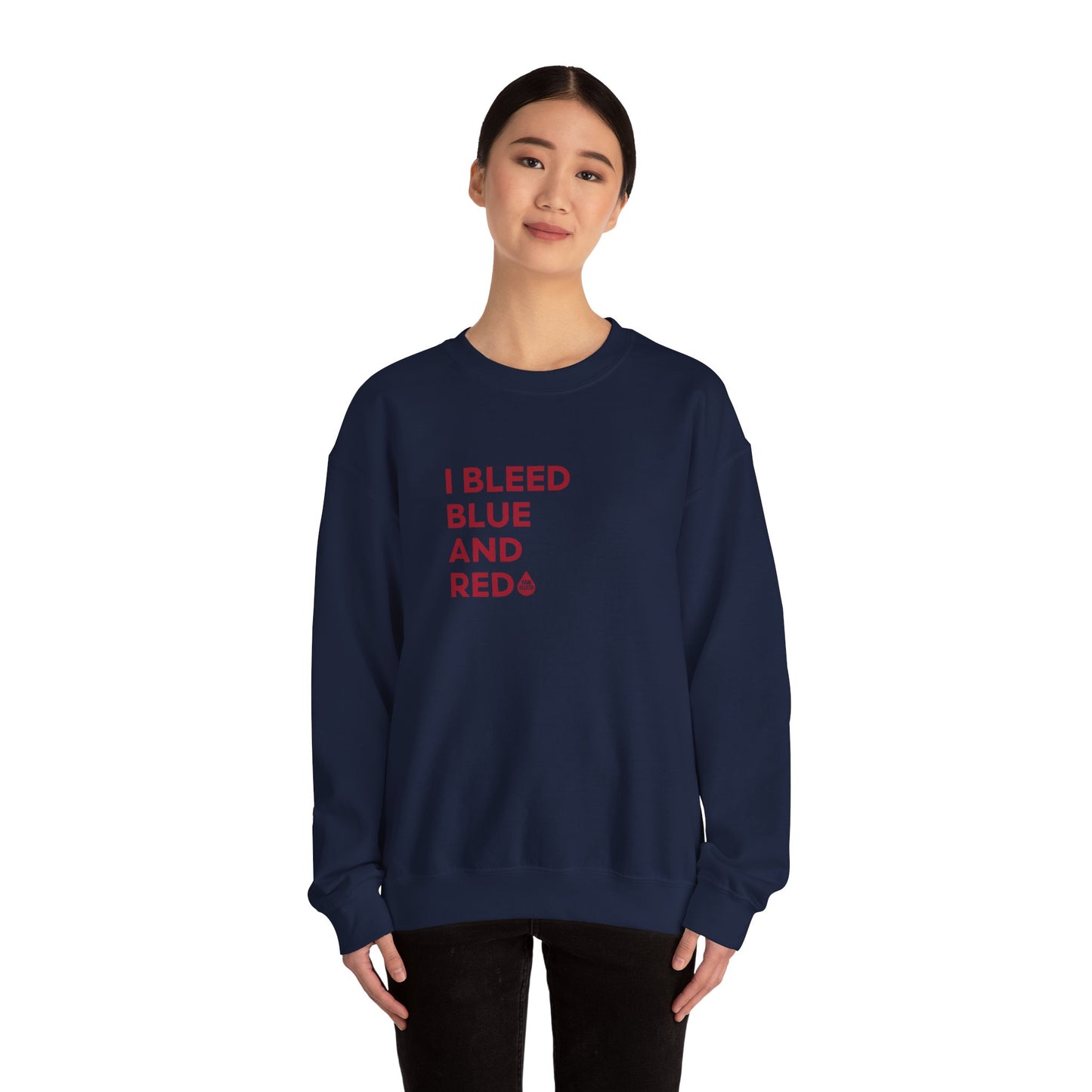 I Bleed Blue & Red Sweatshirt