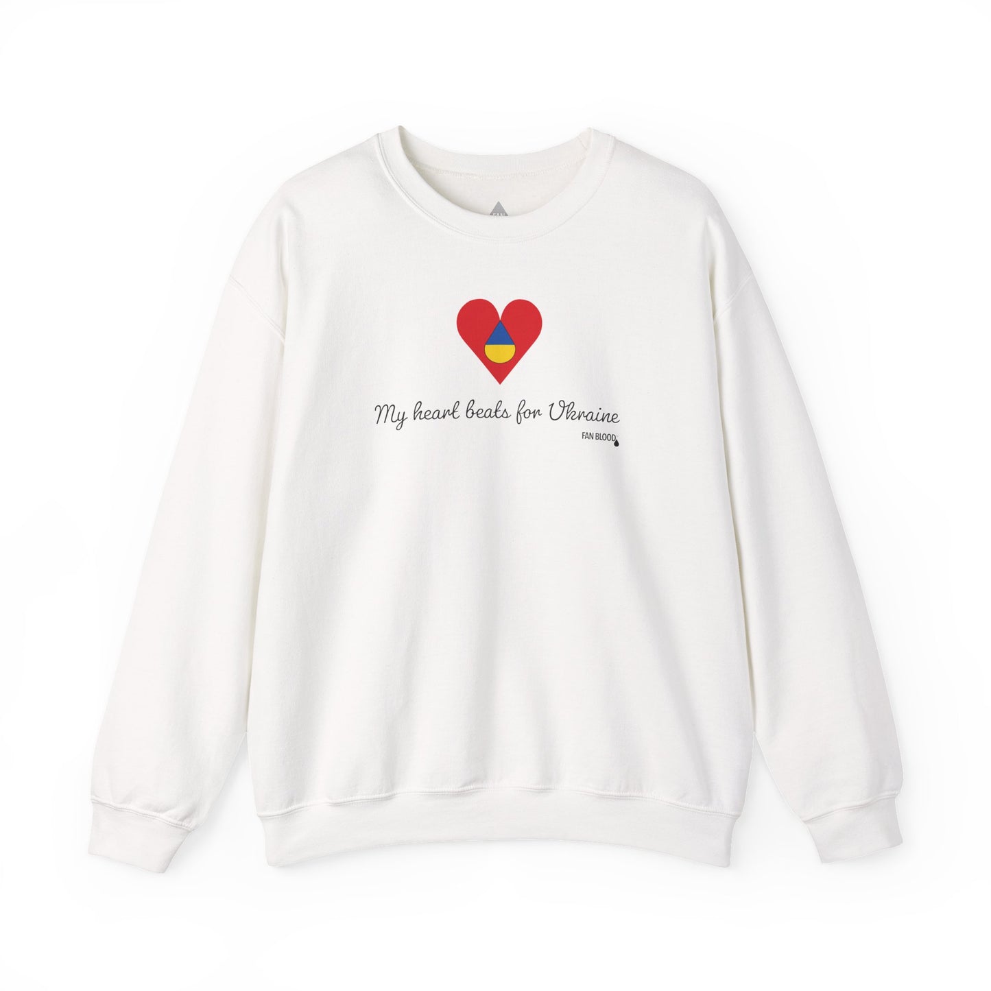 Ukraine Heart Beats Sweatshirt