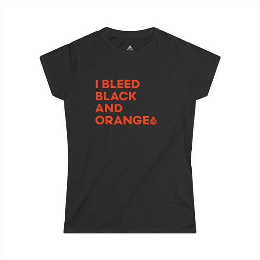 I Bleed Black & Orange Women's T