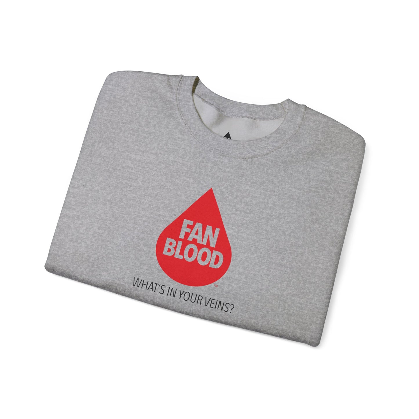FB Red Droplet Veins Sweatshirt