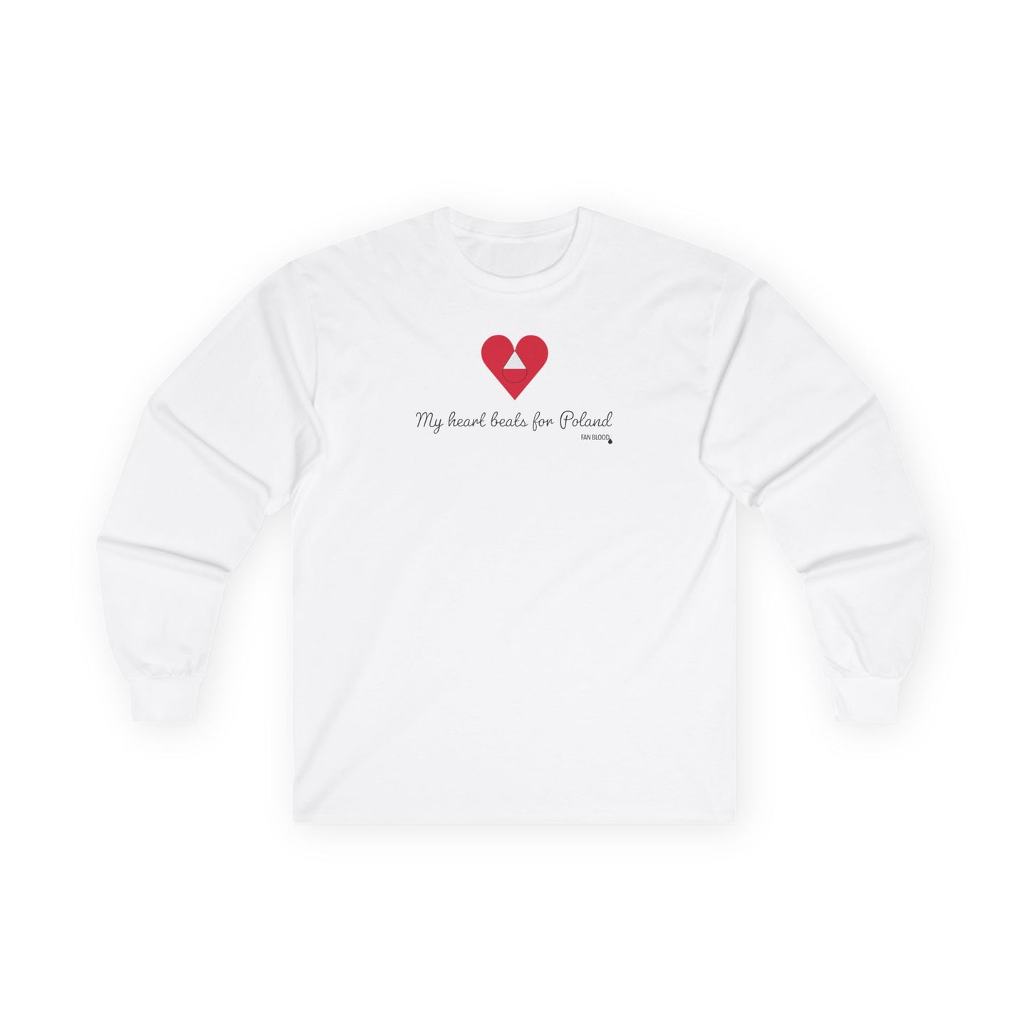 Poland Heart Beats Long Sleeve T