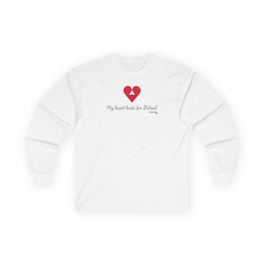 Poland Heart Beats Long Sleeve T