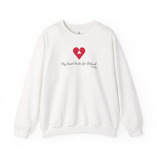 Poland Heart Beats Sweatshirt
