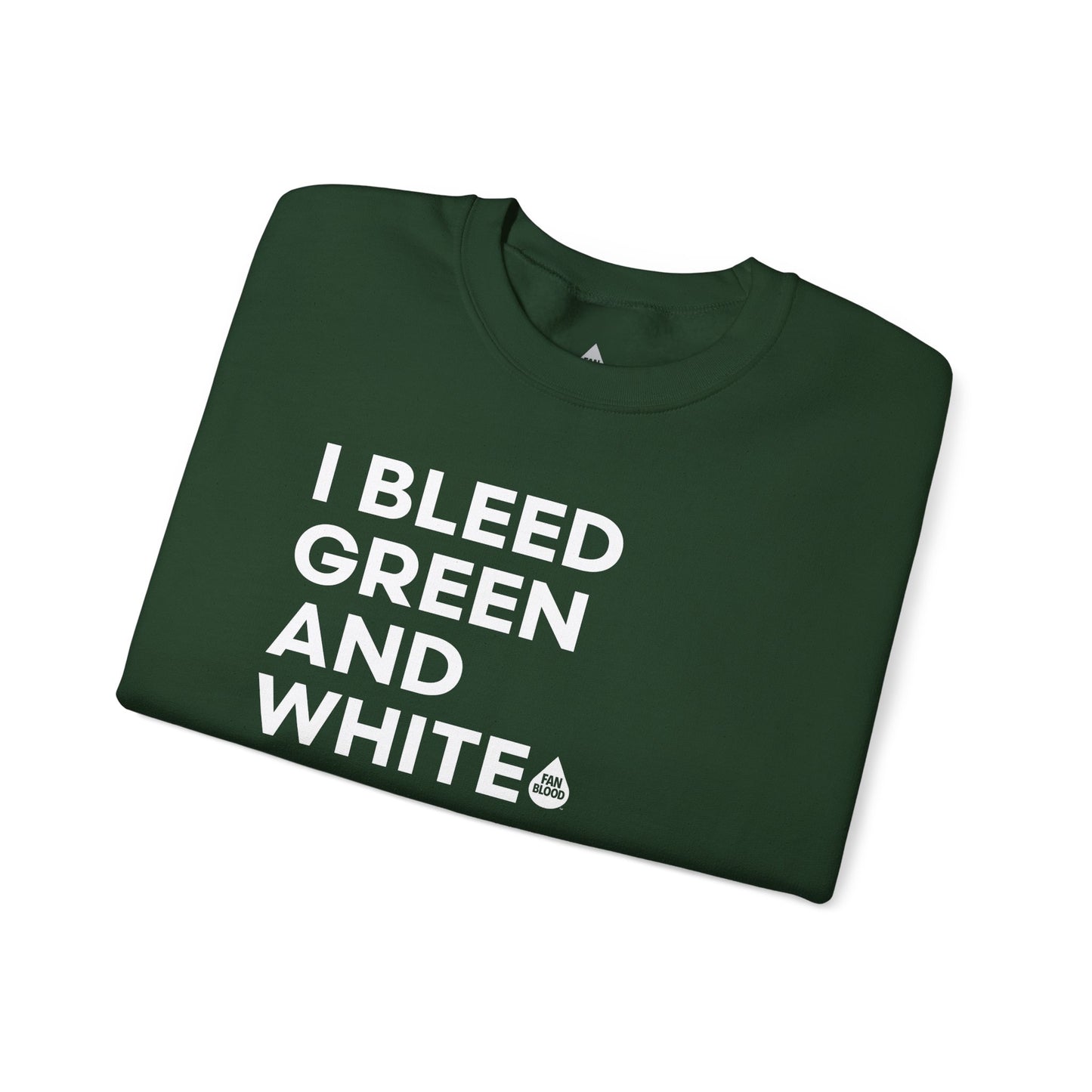 I Bleed Green & White EL Sweatshirt