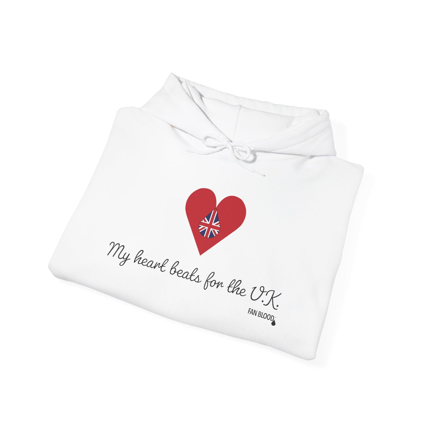 UK Heart Beats Hoodie