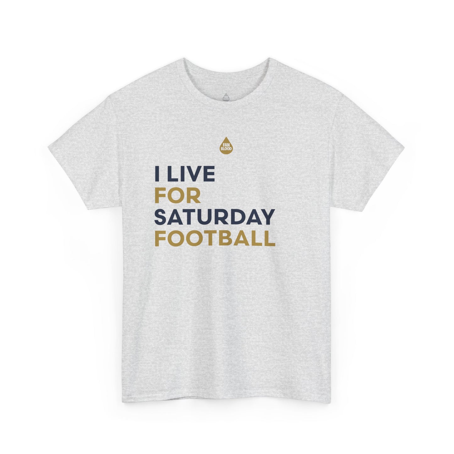 Blue & Gold Saturday Football T-Shirt