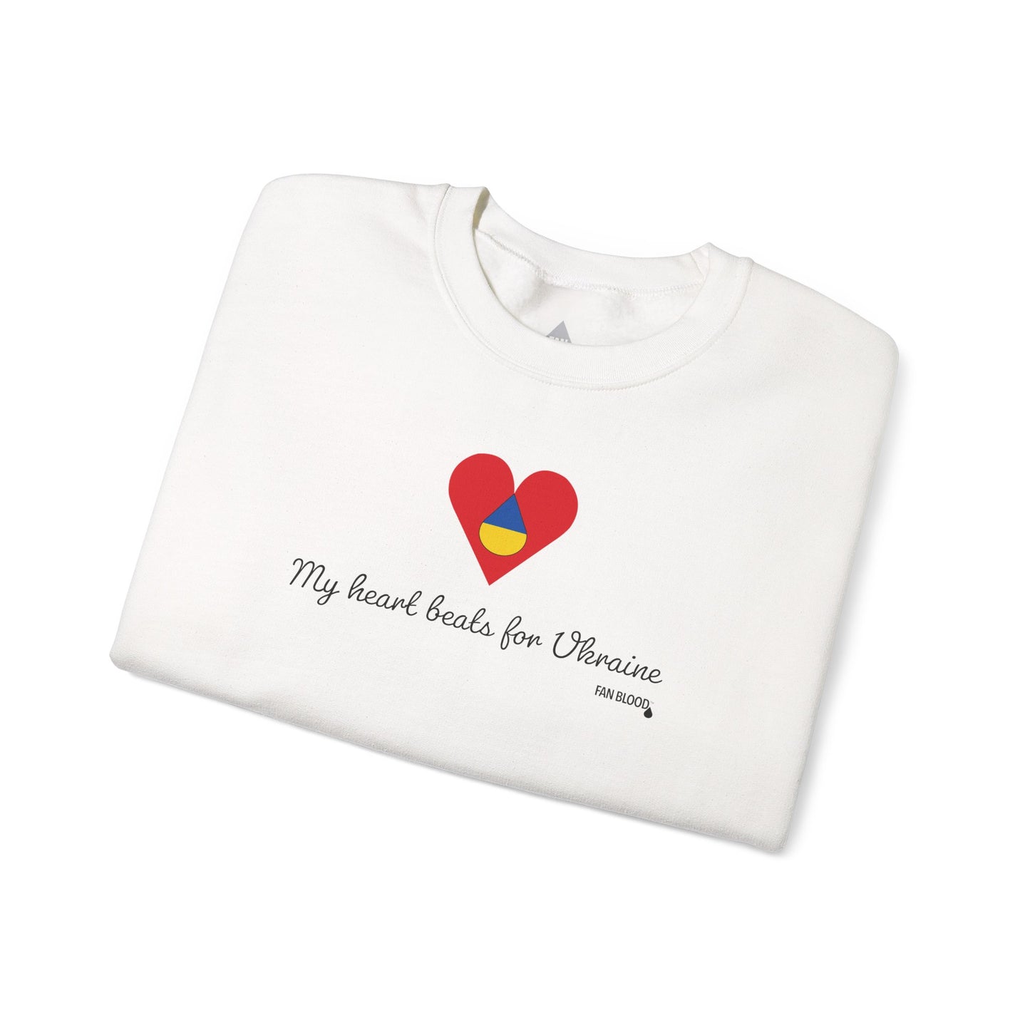 Ukraine Heart Beats Sweatshirt