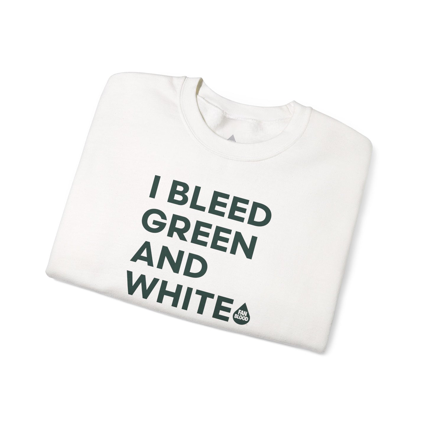 I Bleed Green & White EL Sweatshirt