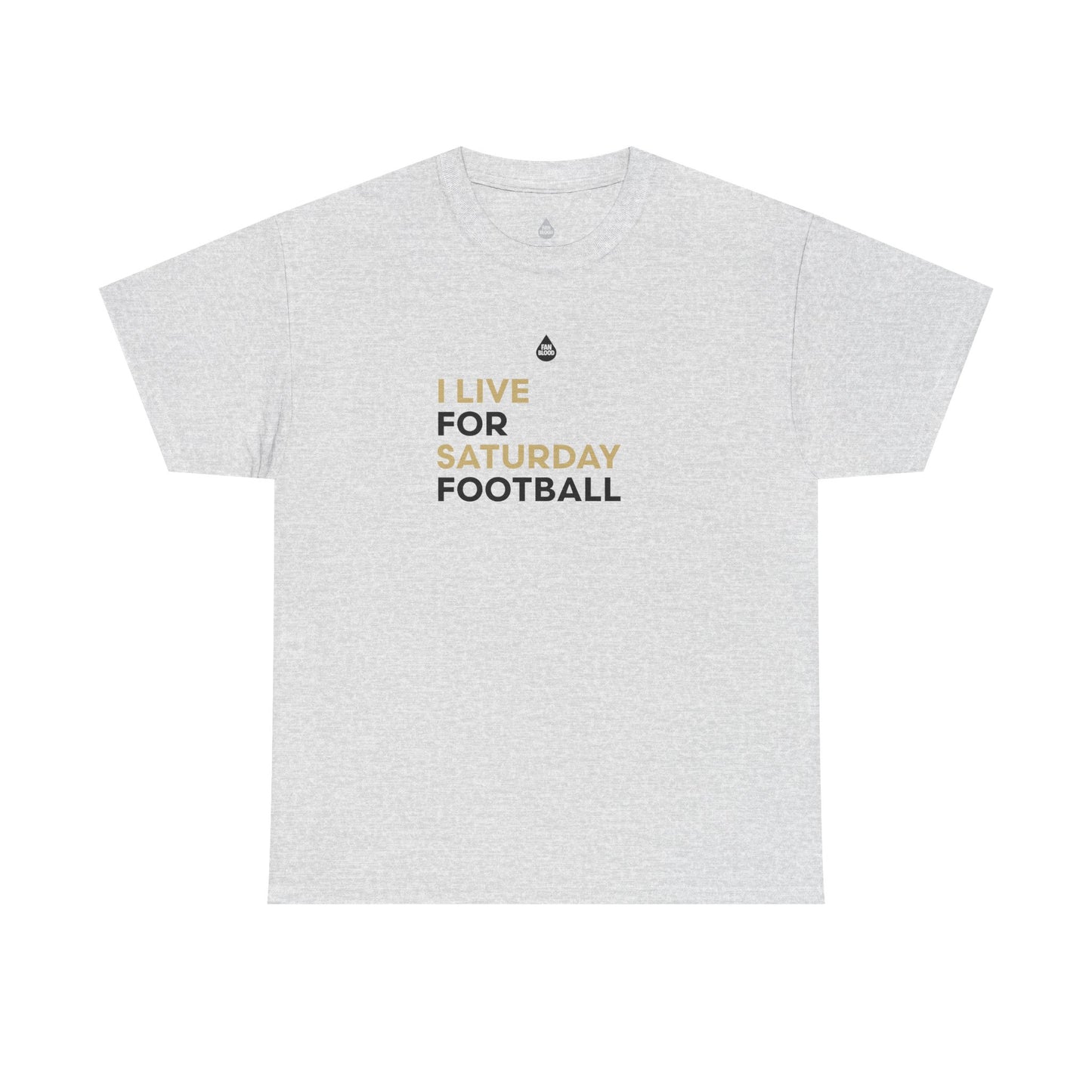 Gold & Black Saturday Football T-Shirt