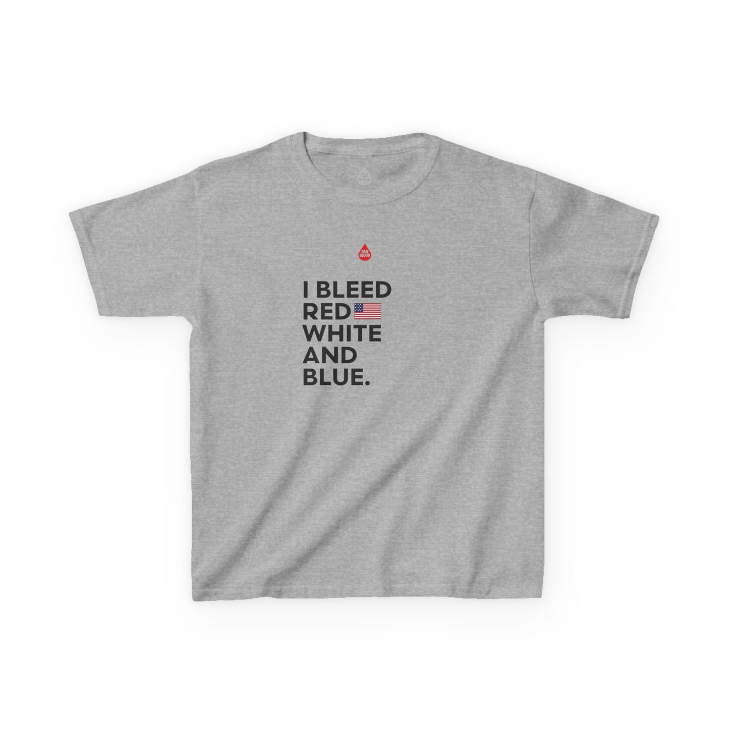I Bleed Red, White And Blue Kid's T