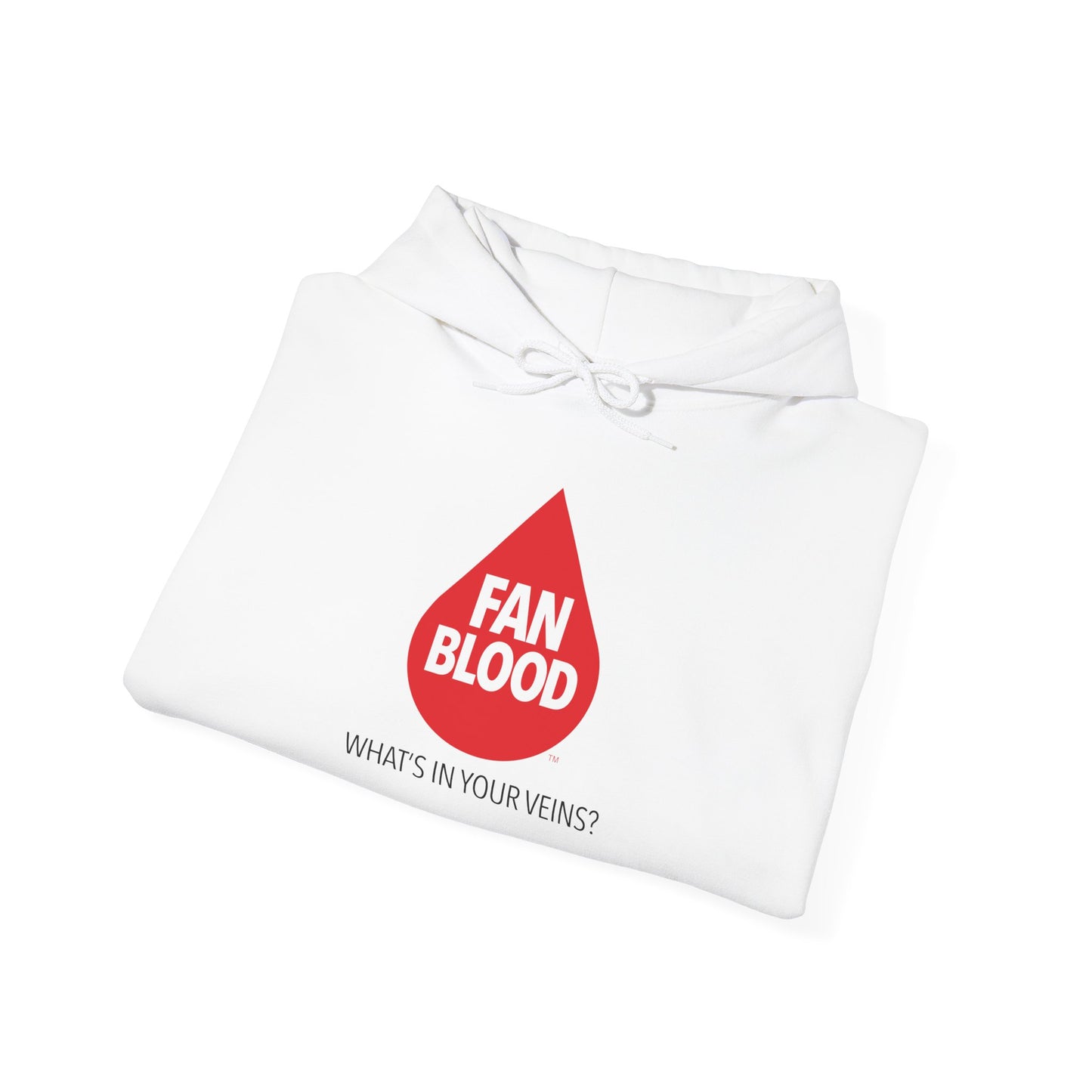 FB Red Droplet Veins Hoodie