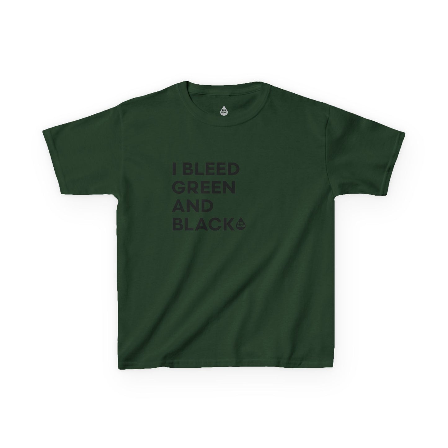 I Bleed Green & Black Kid's T