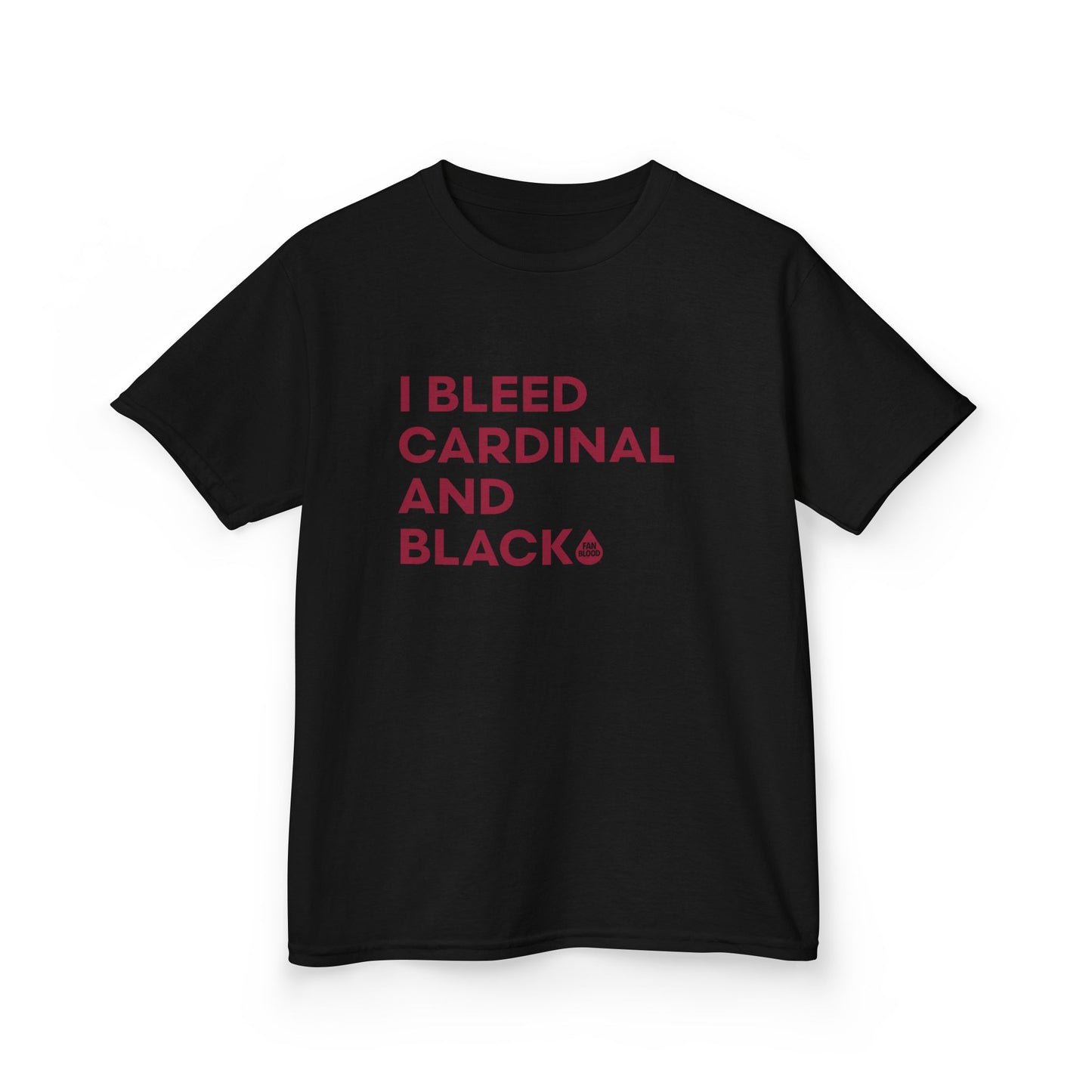 I Bleed Cardinal & Black Kid's T